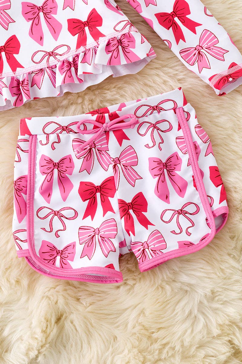 Multi-printed Coquette swimsuit set. SWG60152 AMY
