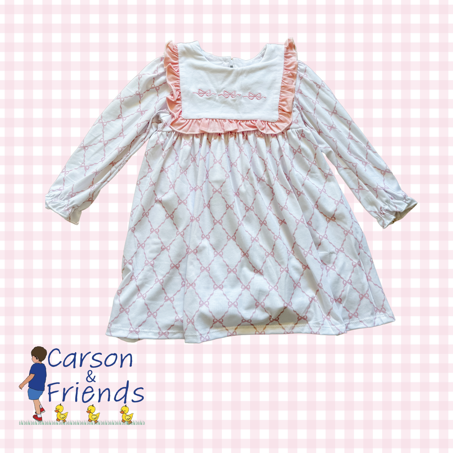 Carson and Friends Bow Trellis Dress