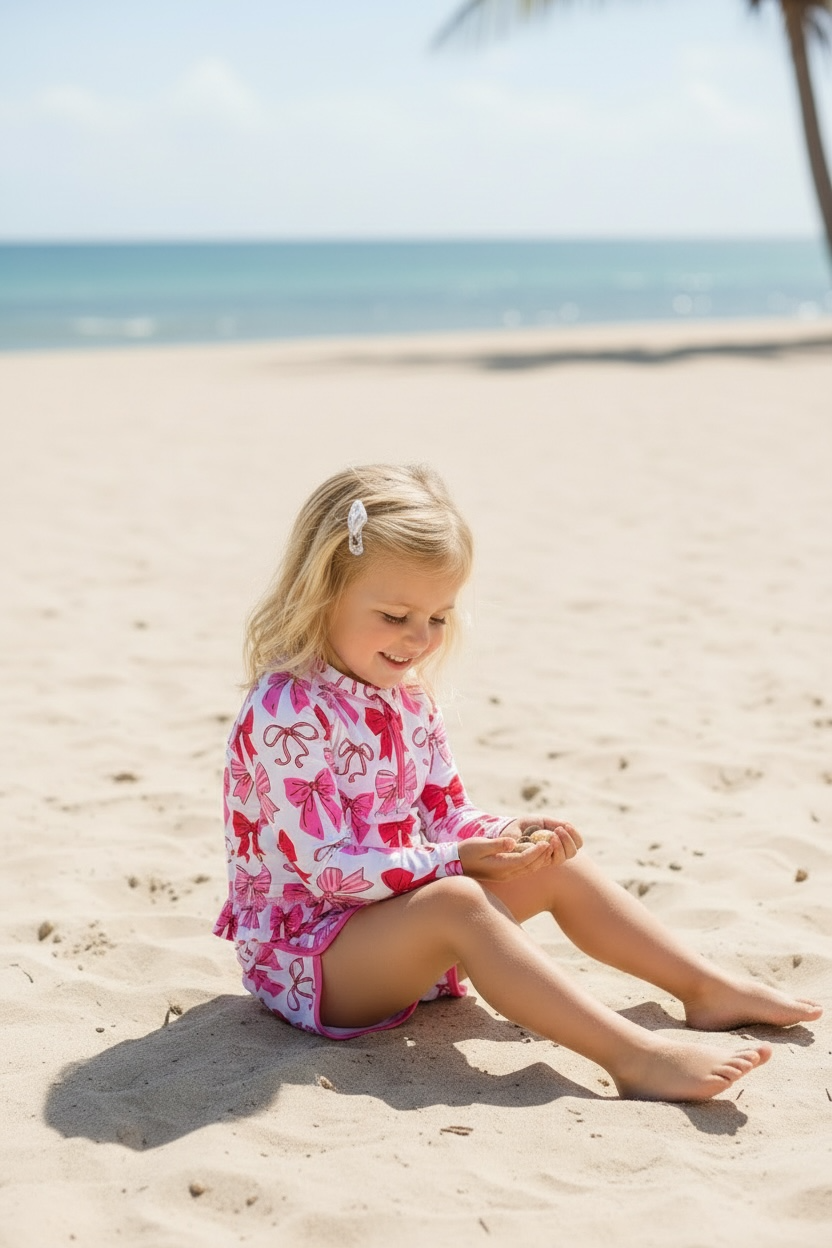 Multi-printed Coquette swimsuit set. SWG60152 AMY