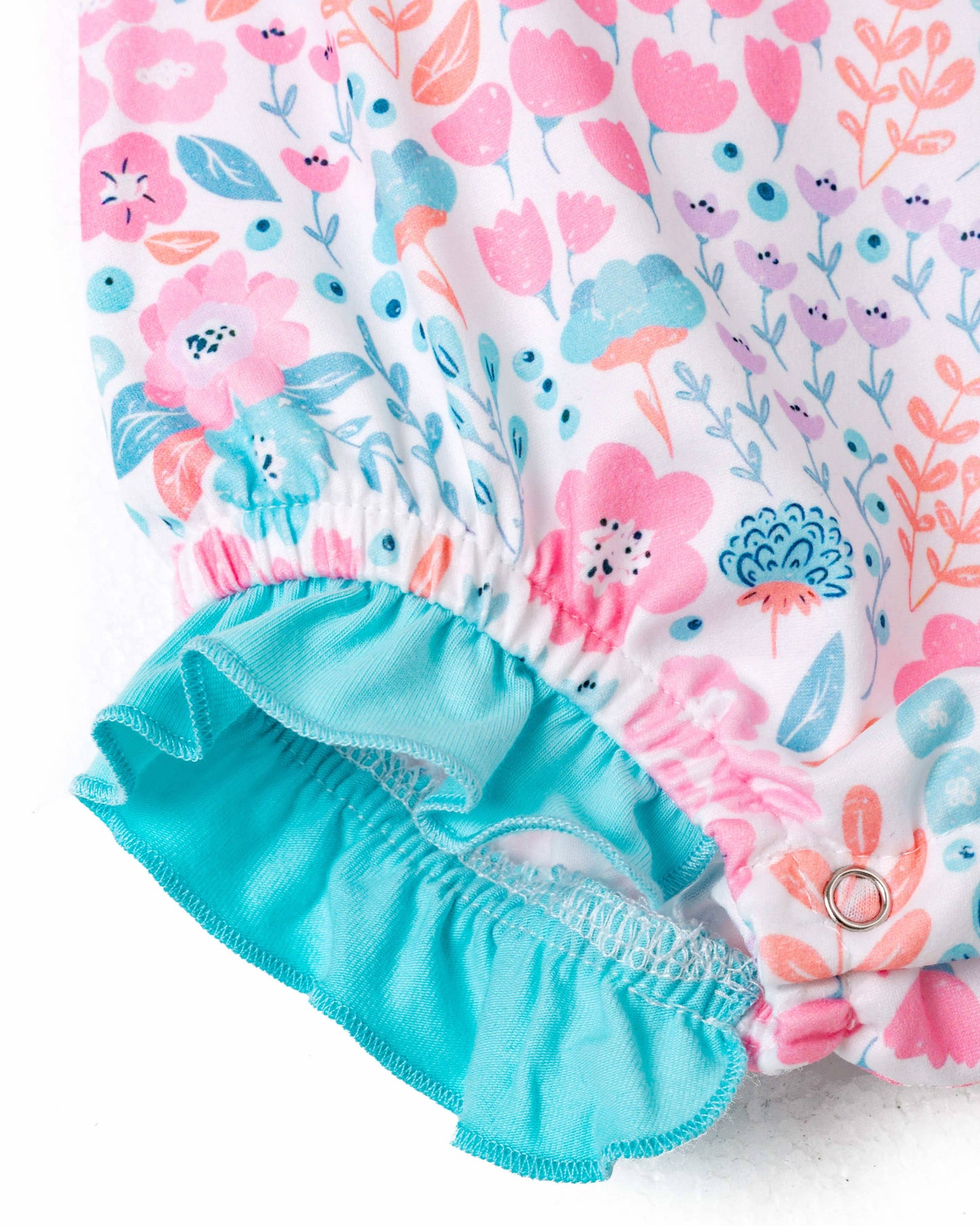 Easter Bunny Egg Carrot Ruffle Smocked Baby Girl Romper