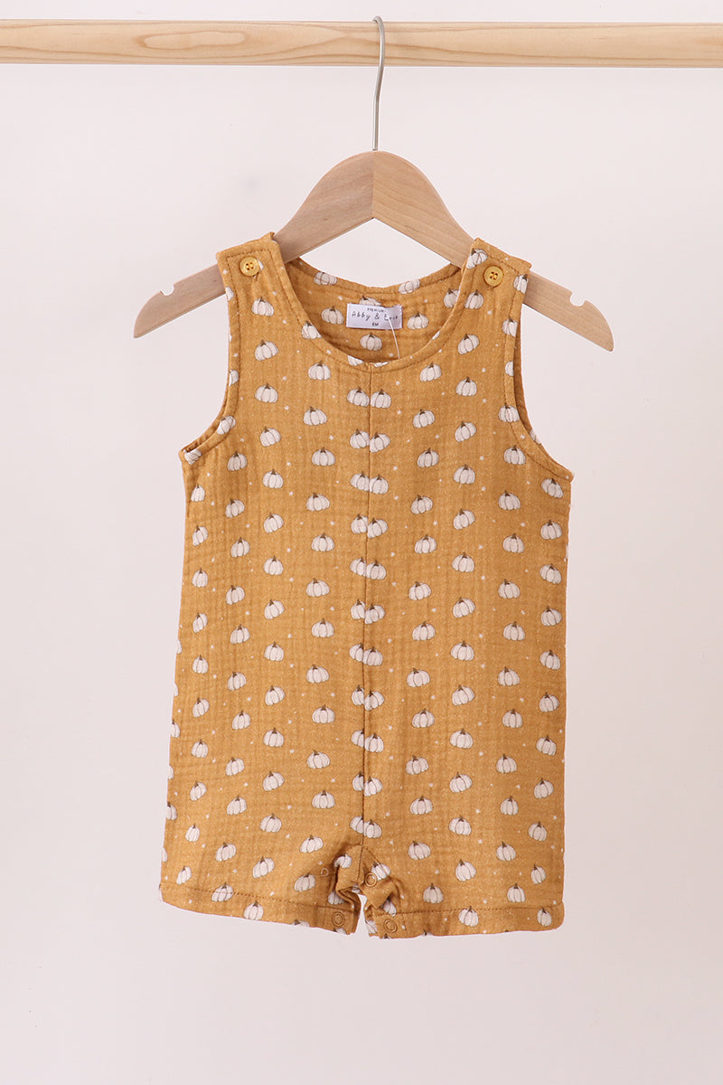 Premium pumpkin print muslin jonjon