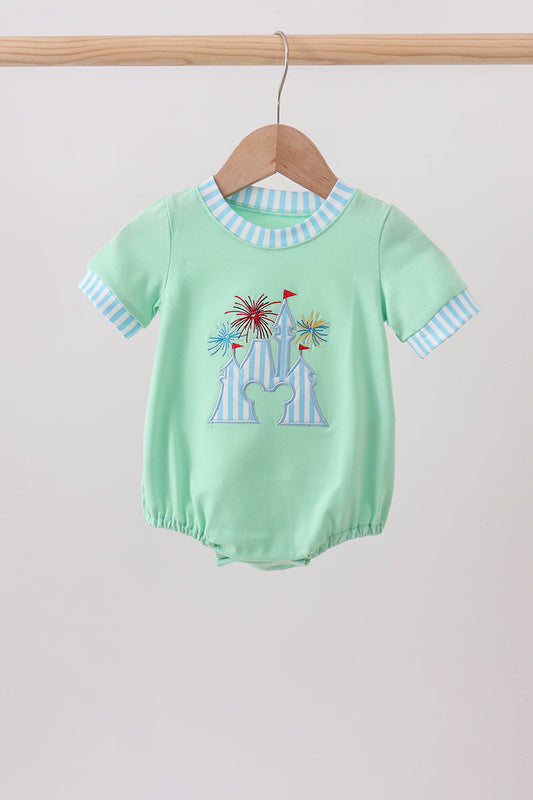 Green Castle Applique Bubble