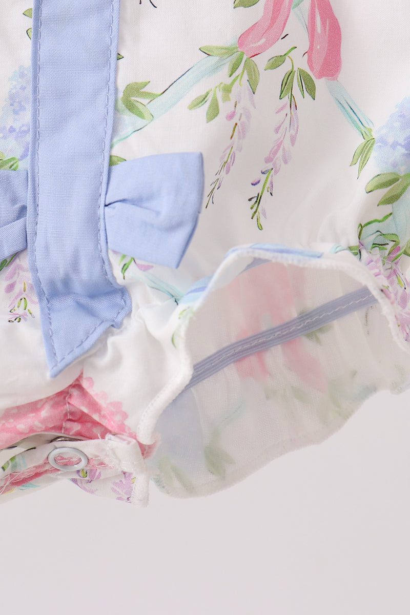 Blue Hydrangea Bow Bubble