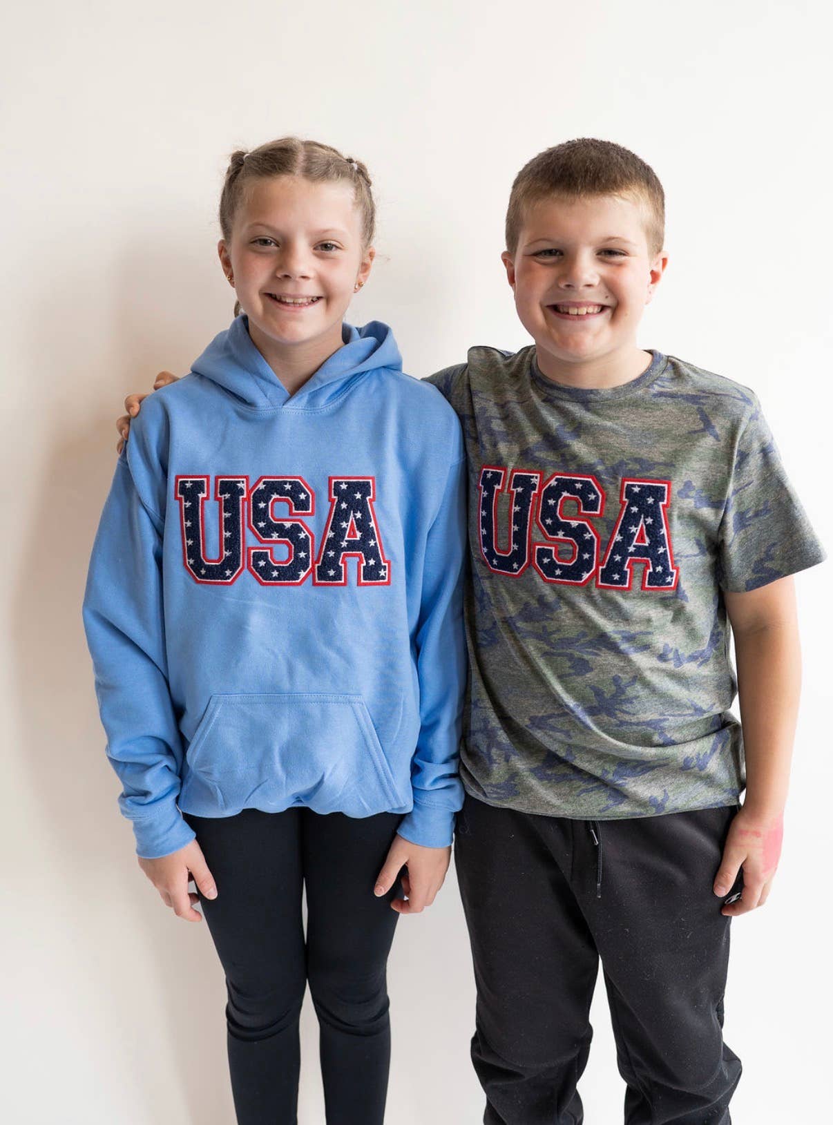  USA Chenille Patch Hoodie | Youth